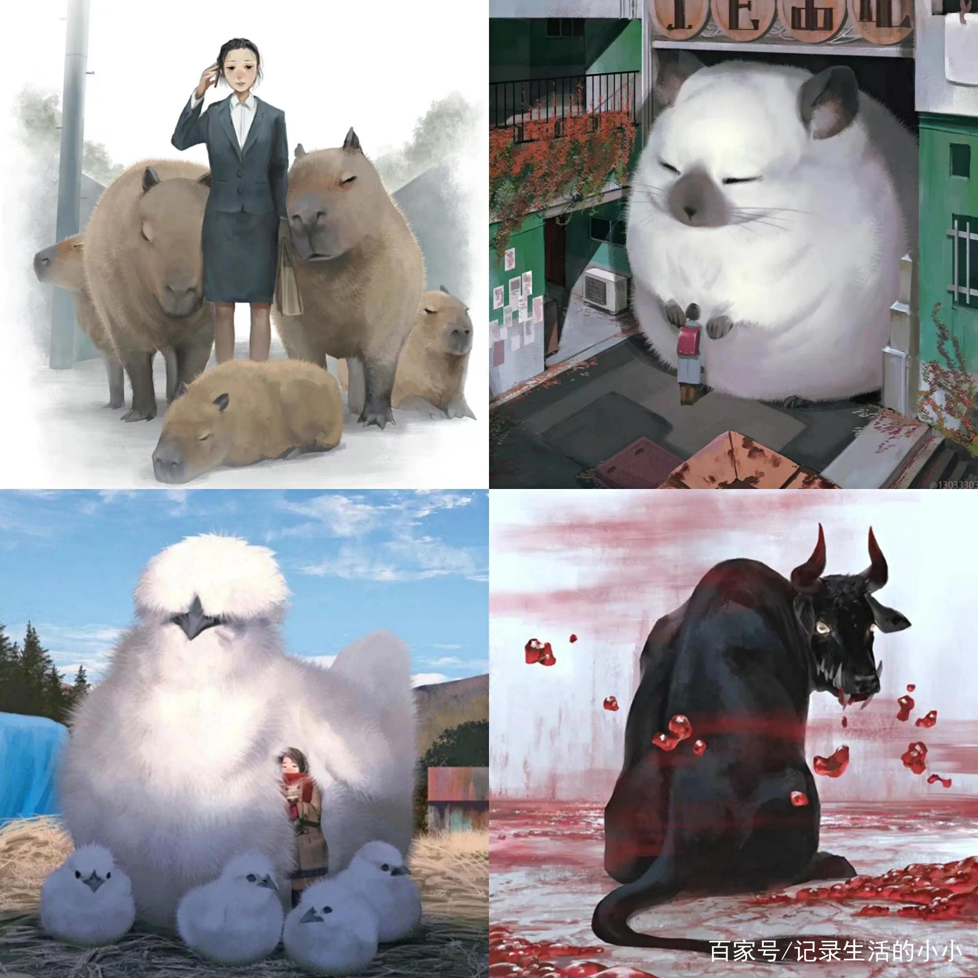 日本插画师久保,笔下的“治愈”风与“致郁”风